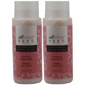 All About Feet Exfoliating Foot Scrub, 10 oz, 2 ct (Quantity of 3)