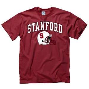  Stanford Cardinal Cardinal Football Helmet T Shirt Sports 