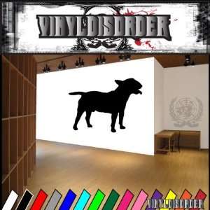  Dogs Terrier Miniature Bull Terrier Vinyl Decal Wall Art 