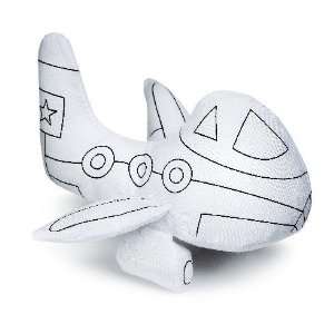  Jet Plane Plush Toy to color   Ganz Stuffed Animal 