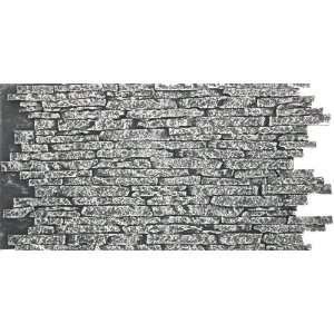 Texture Plus Indoor/Outdoor Siding Panel, Stacked Stone, Light Gray 