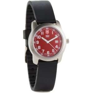  Womens Watch Rubber Sport Strap Date Feature and HOT RED Dial 24999
