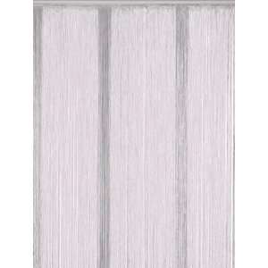 Bacati White String Curtain Panel 