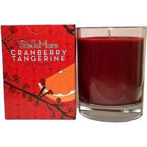  Stella Mare Cranberry Tangerine Soy 5 Ounce Candle In 