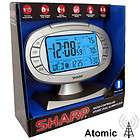 SHARP SPC315 ATOMIC DUAL ALARM CLOCK TOUCH ACTIVATED BACKLIT DISPLAY 