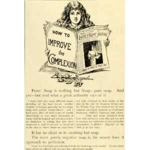 1893 Ad A & F Pears Ltd Co Pears Transparent Soap Complexion Ladies 