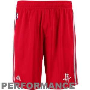  adidas Houston Rockets Red Pre Game Performance Shorts 