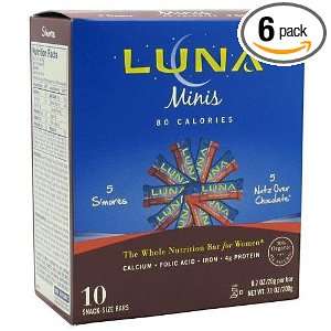 Luna Minis, Og3, Variety#, 10 ct (pack of 6 )  Grocery 