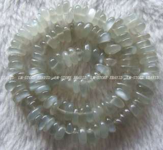 5x10mm Natural Moonstone Freeform Beads 16  