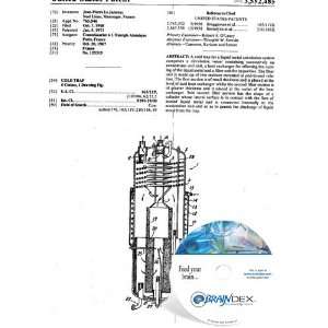  NEW Patent CD for COLD TRAP 