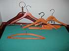 Vintage Wishbone Wood Hangers Setwell Wood Pants Suit Hangers 
