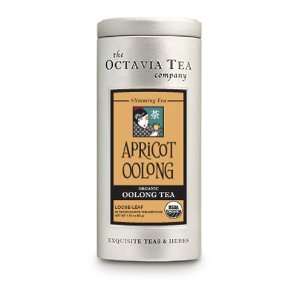 Octavia Tea Apricot Oolong (Organic Oolong Tea), 1.76 Ounce Tin 