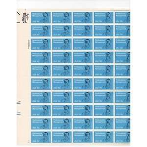  Joseph Wharton Sheet of 50 x 18 Cent US Postage Stamps NEW 