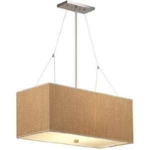  Forecast Alexis Nickel 3 Light Rectangular Chandelier 