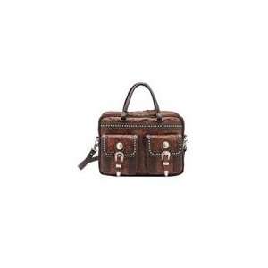 American West Cattle Drive 3 Compartment Briefcase Office 