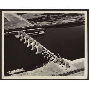  Roosevelts itinerary,construction,Winona Dam,MN,1936 