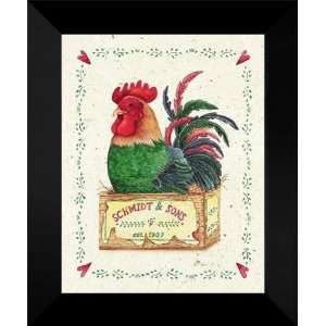  West FRAMED Print 15x18 Schmidt and Sons Rooster