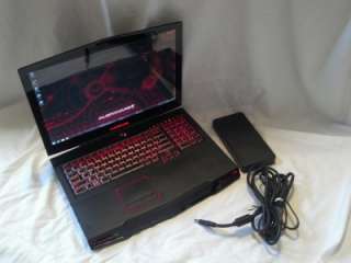 Dell Alienware M17x Black Dual core Gaming Laptop AS IS  