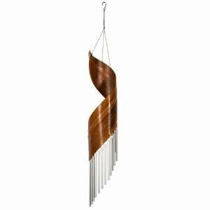  Coconut Calyx Spiral Tube Wind Chime, 30H Everything 