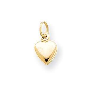  14k Heart Charm   Measures 7x6mm   JewelryWeb Jewelry