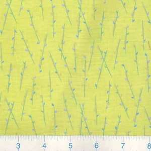  45 Wide Itsy Bitsy Sticks Lime Fabric By The Yard Arts 