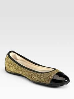   winnie two tone patent mixed media ballet flats $ 425 00 more colors