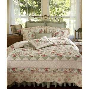 Taylor Linens 120CHAR T Charlotte 65 in. x 85 in. Twin Quilt with 