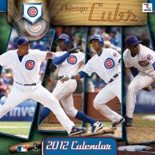  Chicago Cubs 2012 Wall Calendar 12 X 12
