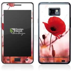  Design Skins for Samsung Galaxy S2 i9100   Red Flowers 