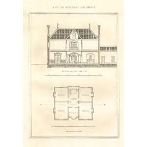    Tudor Suburban Residence #2 24X36 Giclee Paper