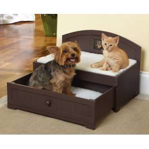  Wooden Pet Trundle Small Dog Or Cat Bed by Collections Etc 