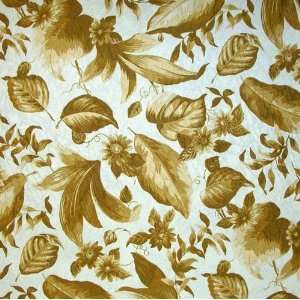  54 Wide Outdoor Fabric Jacquard Islander Celedon Gold By 