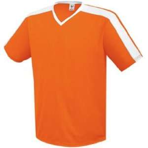   Neck Genesis Custom Soccer Jerseys ORANGE/WHITE AM Sports