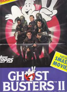 TOPPS GHOSTBUSTERS 2 SALES SHEET DEALER POSTER  