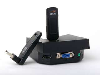 Atlona Wireless USB to HDMI & VGA (PC/Laptop to Monitor/HDTV 