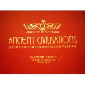 Ancient Civilisations Egyptian Sumerian Assyrian Persian Playing Cards 