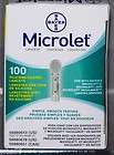 MICROLET LANCETS BY BAYER; 100 IN BOX; EXP 09 15 or later   Free Ship