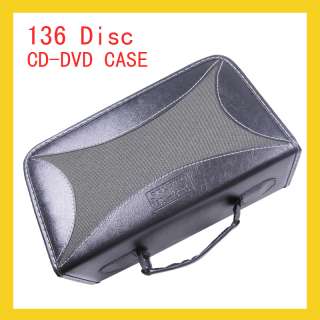   136 Capacity CD/DVD Case Wallet R Media Holder Storage BL GREEN  