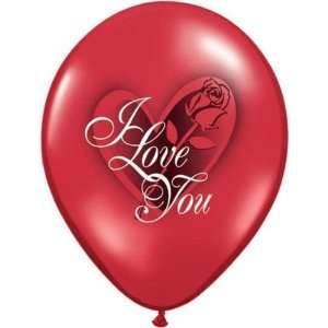   Valentines Day Balloons  I Love You Latex Balloons, 100 Toys & Games