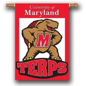  NCAA Maryland Terrapins 28 X 48 Banner with Pole Sleeve 
