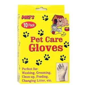  12 Packs of 10 Rubber Pet Care Gloves