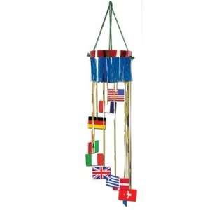  International Flag Shimmering Spiral Party Accessory (1 