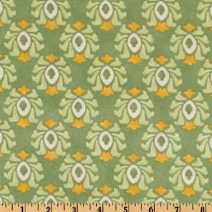   Flag Damask Block Grass Fabric By The Yard Arts, Crafts & Sewing