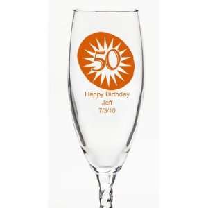  50th Birthday Party Favors Champagne Glass Health 