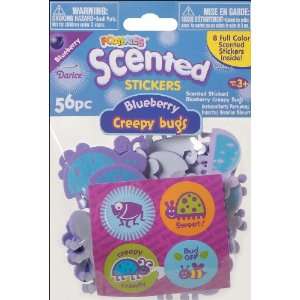    Foam Scented Stickers 56/Pkg Blueberry Creepy Bugs
