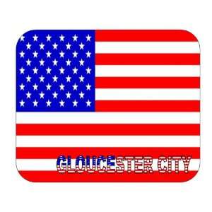  US Flag   Gloucester City, New Jersey (NJ) Mouse Pad 