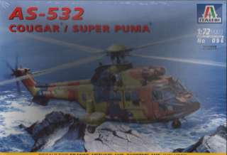 Cougar / Super PUMA AS 532   Italeri Model   Scale 172   NEW SEALED 