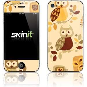  Skinit Autumn Owls Vinyl Skin for Apple iPhone 4 / 4S 
