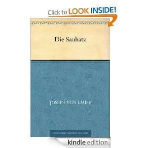 Die Sauhatz (German Edition) Joseph von Lauff  Kindle 