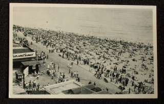 1940s? Very Crowded Beach Ramsgate UK Kent Co Postcard  